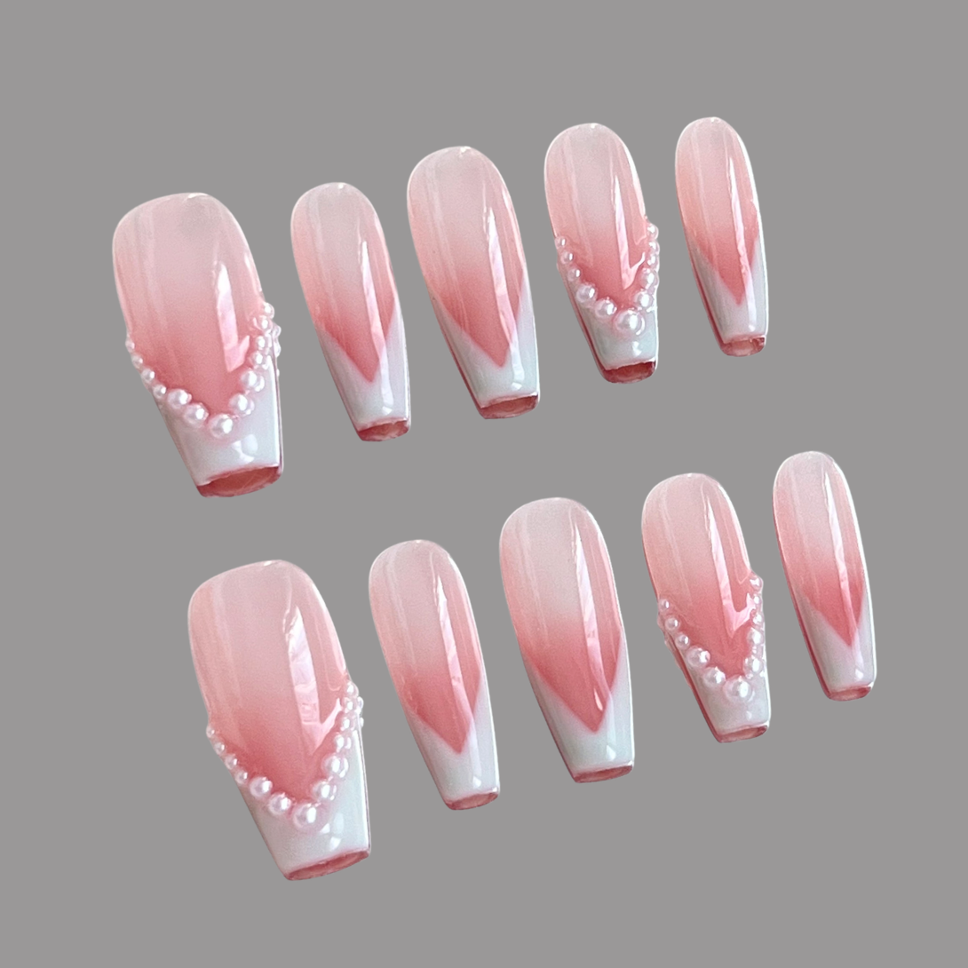 Pearlescent French Tip